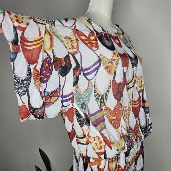 Gabriella Rocha Shoe Print Dress - Picture 3 of 10